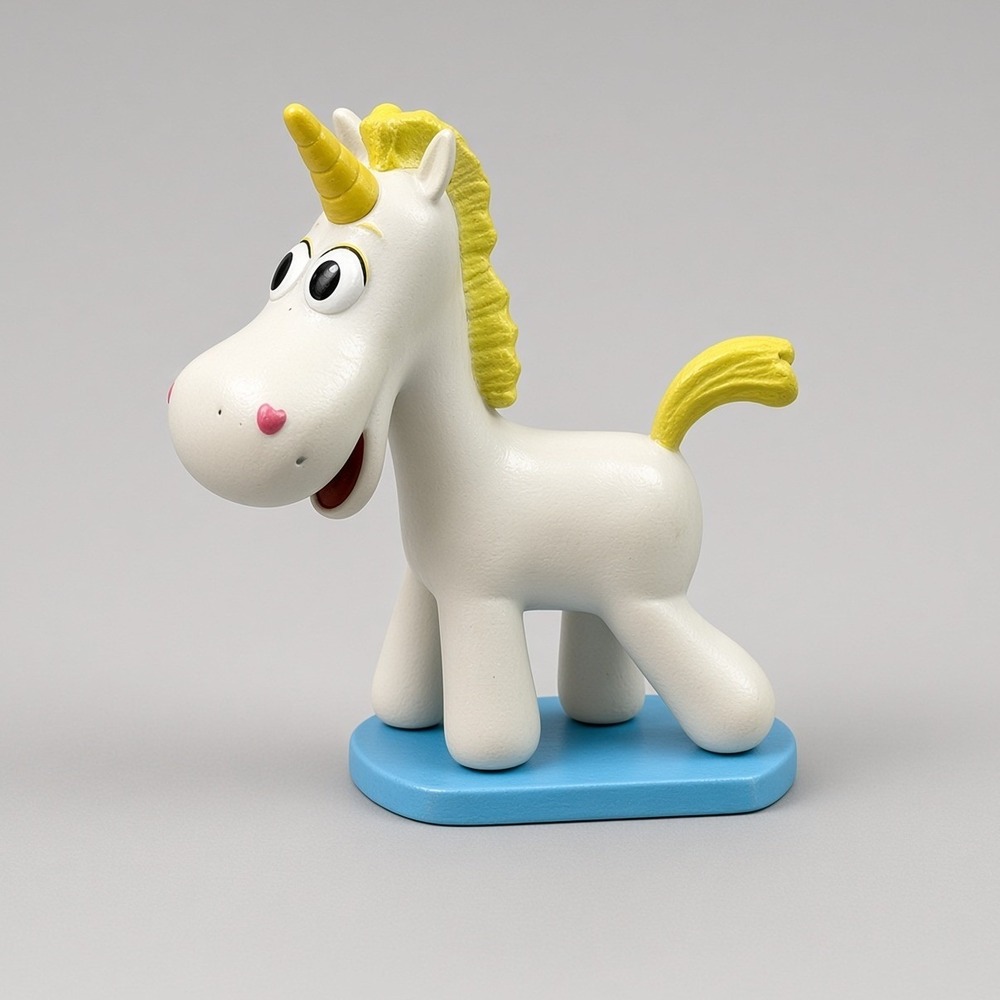 Disney Pixar Toy Story Buttercup Unicorn Mini Figure Blue Base 2 Inch
